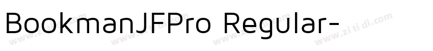 BookmanJFPro Regular字体转换